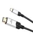 Vcom CU423MCV-1.8 Siyah 1.8MT Type-C To Hdmi 2.0V Kablo