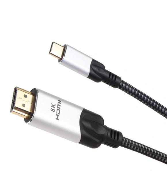Vcom CU423MCV-1.8 Siyah 1.8MT Type-C To Hdmi 2.0V Kablo