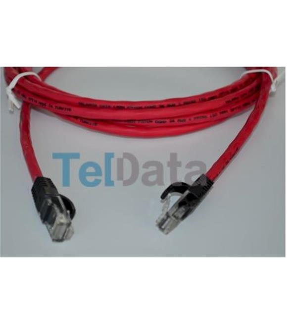 Teldata TLD-300K Cat6 3MT Kırmızı Utp Patch Kablo
