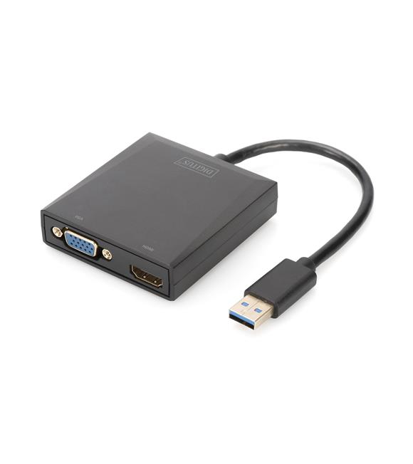 Digitus USB 3.0  -  HDMI-VGA Grafik Adaptörü