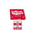 Vatan Masa Bayrağı Polyester 40x60 VT103