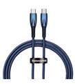 Baseus Glimmer Series CADH000703 1mt 100w Mavi PD Type-C To Type-C Şarj Kablosu
