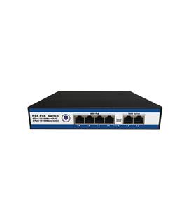 Nova NVC-PSE0420 4 Port Poe+ 10-100 Mbps 2 Port 10-100 Mbps Uplink Switch 65W