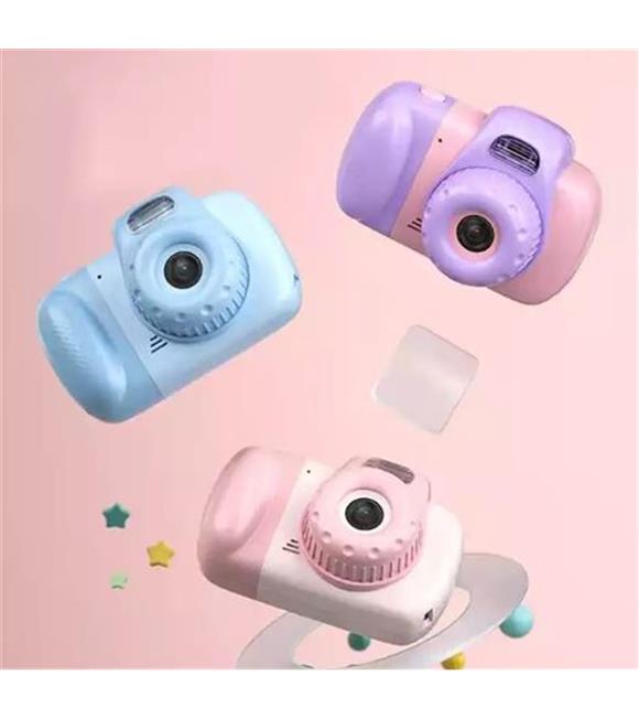 WowKids K24 Çocuk Fotoğraf ve Video Çekebilen Çocuk Eğlence Purple Fotoğraf Makinesi