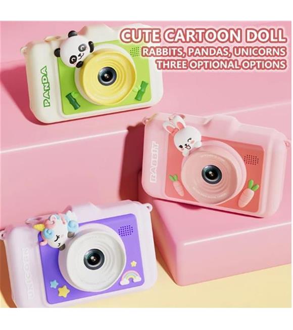 WowKids XM1Çocuk Fotoğraf ve Video Çekebilen Çocuk Eğlence Purple Fotoğraf Makinesi