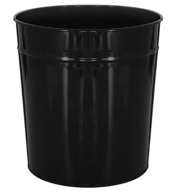 Mimaks Metal Siyah D 1 Çöp Kovası
