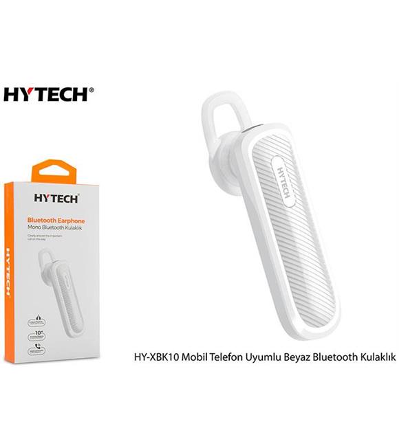 Hytech HY-XBK10 Mobil Telefon Uyumlu Beyaz Bluetooh kulaklık