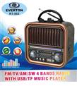 Everton Rt-853 Bluetooth Fm-Usb-Tf-Aux Şarjlı Nostaljik Radyo