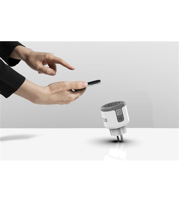Inca IWA-283 16A Bluetooth Wi-Fi Akım Korumalı Akıllı Priz (Zamanlama,Geri Sayım,Sesle Kontrol,Güç)