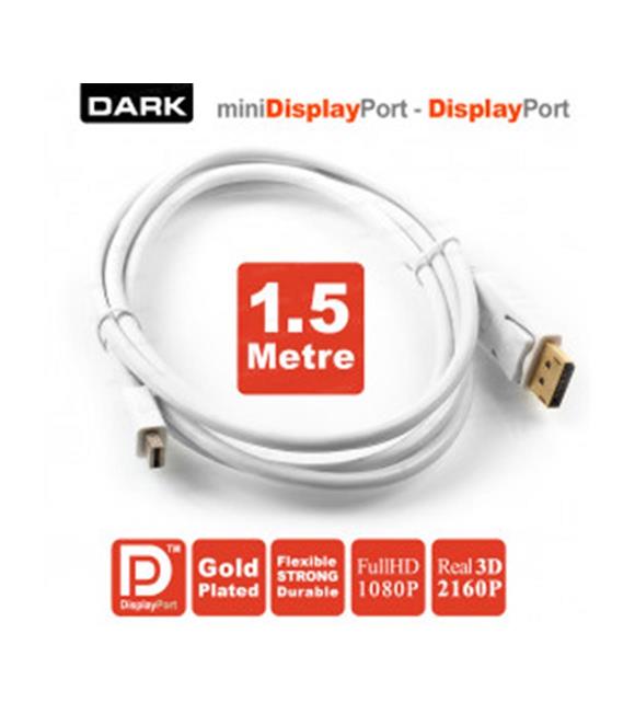 Dark DK-CB-DPXMDPL150 1.5 Metre Mini DisplayPort - Display Port Kablo