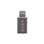 S-link SL-TA20M Gümüş Metal Gövde MicroUSB 5pin F to Lightning M Çevirici
