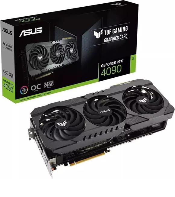 Asus TUF-RTX4090-O24G-OG-GAMING 24GB RTX4090 GDDR6X 384bit 2xHDMI 3xDP 16x Ekran Kartı (ARGB)