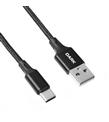 Dark DK-CB-U31L100BR 1m USB Type-C Örgülü Şarj ve Data Kablosu Cep Telefonu Aksesuarları