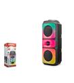 Kımıso QS3629 Bluetooth Speaker RGB (BT, USB, FM, MIC girişi, TWS, düğmeli,)