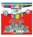 Pensan Kidz Kuru Boya Kalemi 24 Renk Tam Boy