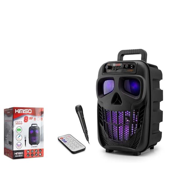 Kimiso QS1803 Bluetooth Speaker 8" 180-96-138MM (BT-USB-FM -TF-AM-SW)