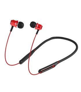 Asonic AS-XBK65 Kırmızı Boyun Askılı Mıknatıslı Bluetooth+TF Kart Spor Kulak içi Kulaklık