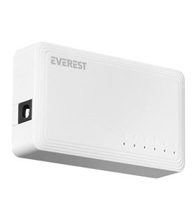 Everest EVERLINK ESW-515G 5 Port 10-100-1000Mbps Gigabit Ethernet Masaüstü Ethernet Switch Hub