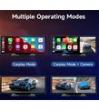 Ottocast 10" Taşınabilir Apple CarPlay & Android Auto, Ön & Arka Kameralı Araç Multimedya Araç Aksesuarları