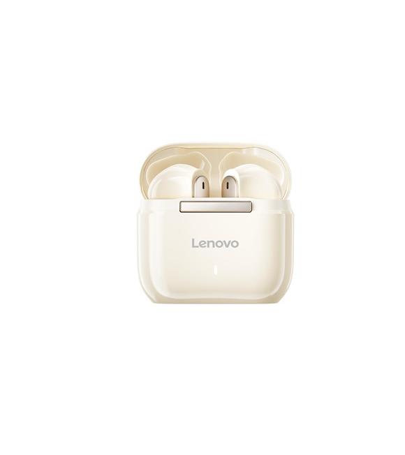 Lenovo TA100 Krem (Moon Rock White) Kulak İçi Bluetooth Kulaklık