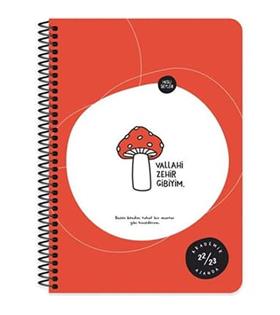 Hisli Şeyler Spiralli Karton Kapak Zehir Gibiyim 18,5x25 80 YP Çiz.