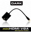 Dark DK-HD-AHDMINIXVGA Mini Hdmı - Vga Ve Ses Aktif Kablosu