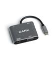 Dark DK AC U31XHDV USB 3.1 Type-C' den 4K UHD HDMI & VGA Dönüştürücü Adaptör