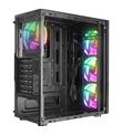Everest CREST V1 Mesh Temperli Camlı 4x12cm Auto RGB Fan ATX Mid-T Gaming Oyuncu Kasası_1)