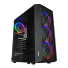 Everest BUMPY 4-12cm RGB Fan Tempered Camlı ATX Mid-T Gaming Oyuncu Kasası