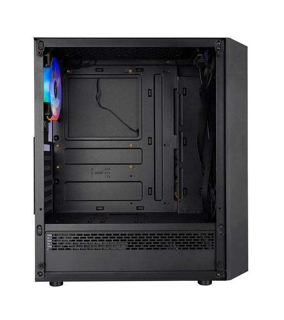 Everest FLAT MESH 4-12cm RGB Fan Tempered Camlı ATX Mid-T Gaming Oyuncu Kasası_1