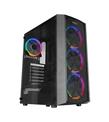 Rampage BLAZE Mesh Temperli Camlı Siyah 4- 12cm ARGB Fan M-ATX Mid-T Gaming Oyuncu Kasası PSU YOK