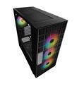 Rampage AZZA V2 Temperli Camlı Siyah 4-12CM ARGB Fan + Type-C ATX Mid-T Gaming Oyuncu Kasası_1)