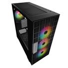 Rampage AZZA V2 Temperli Camlı Siyah 4-12CM ARGB Fan + Type-C ATX Mid-T Gaming Oyuncu Kasası_1