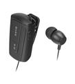 S-link SL-BT105 Siyah Mobil Telefon Uyumlu Makaralı Titreşimli Bluetooth Kulaklık