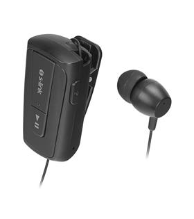 S-link SL-BT105 Siyah Mobil Telefon Uyumlu Makaralı Titreşimli Bluetooth Kulaklık