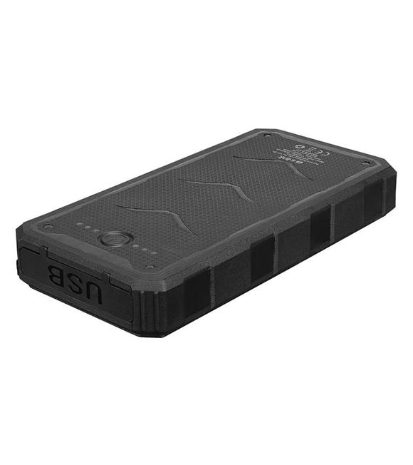 S-link P120 12000mAh PRM 2-USB+Type-C Siyah Taşınabilir Pil Şarj Cihazı Powerbank