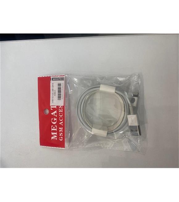 Megatech USB TO IOS 2 mt Data Kablo (CHC06) Kategori Dışı
