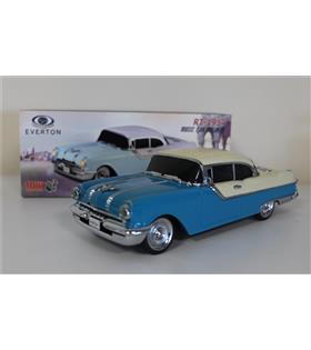 EVERTON RT-1954 Turkuaz Arabalı  Bluetooth Fm-Usb-Tf-Aux Şarjlı Nostaljik Radyo