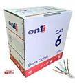 Onli U-UTP 24 AWG CCA 500 Metre Cat6 Kablo