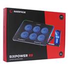 Rampage SIXPOWER R9 6 Fan RGB Işıklı Telefon Tutuculu Notebook Soğutucu_1
