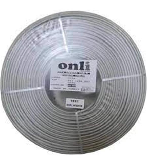 Onli 4+1 1x0,50 mini Coax 2x0,22mm 2x0,50mm 100 metre CCA Kamera Kablosu CCTV Kablolar
