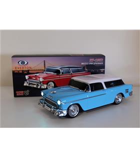 EVERTON RT-1952 Turkuaz Arabalı  Bluetooth Fm-Usb-Tf-Aux Şarjlı Nostaljik Radyo