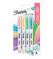 Sharpie Fosforlu Kalem Snote Çok işlevli Kesik Uç 4 Lü Blister