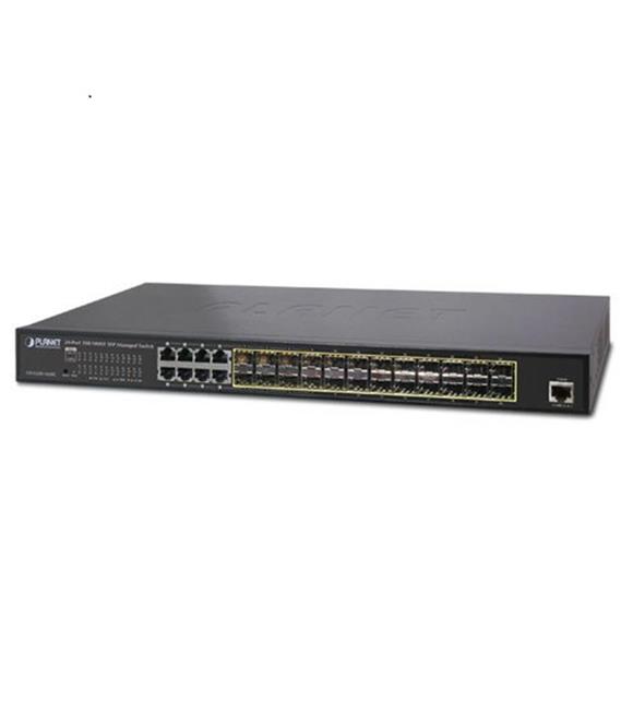 Planet PL-GS-5220-16S8CR Yönetilebilir Switch (L2+ Managed Switch)mini-GBIC-SFP 8-port 10-100-1000B