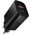 Hytech HY-XE49 Type-C + USB-A 30W PD - 33W PPS USB QC 3.0 18W Hızlı Ev Şarj Adaptörü