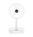 Everest EFN-605 Masaüstü Şarj Edilebilir Beyaz 800mAh Usb Fan