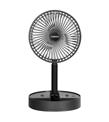 Everest EFN-605 Masaüstü Şarj Edilebilir Siyah 800mAh Usb Fan