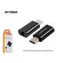 Hytech HY-XO23 Siyah Plastik TypeC to 3.5 jack+TypeC Çevirici