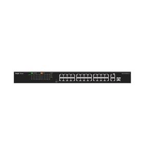 Ruijie-Reyee RG-ES126FGS-LP 24 Port Poe+ 10-100 Mbps + 2 Port 10-100-1000 Mbps Uplink + 1 Port SFP