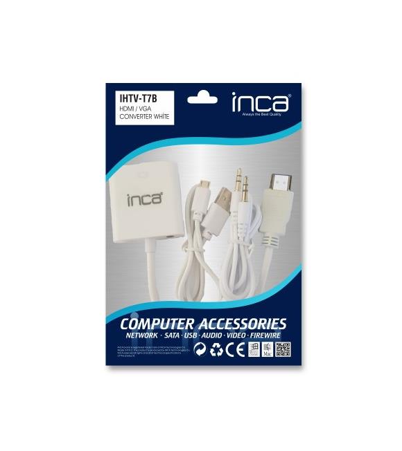 INCA IHTV-7TB 20cm HDMI-VGA (D) Görüntü Adaptörü Beyaz Sesli